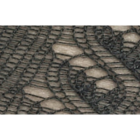 Openwork cotton tights with chevron pattern - Grey | Doré Doré