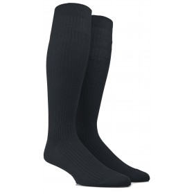 7-pack Ribbed knee-high socks in mercerised cotton - Black | Doré Doré