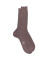 Men's luxury fine merino wool ribbed socks - Light brown