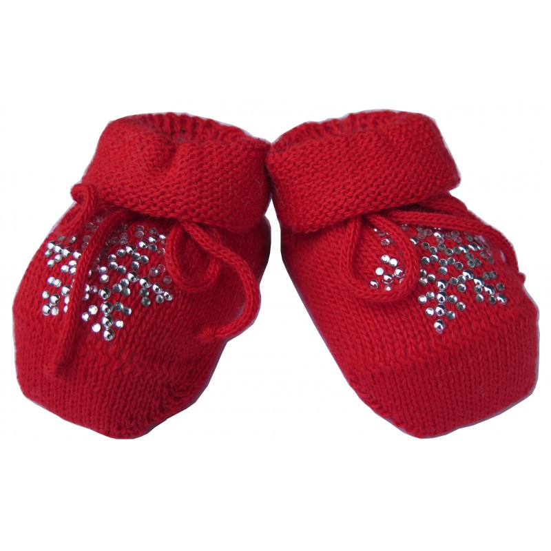 Baby bootee - Red | Doré Doré