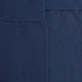 Men's wool and cotton plain socks - Blue Jeans | Doré Doré