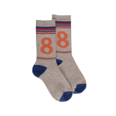 Fancy cotton socks Number 8 - Beige | Doré Doré