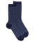Greek wool socks - Navy blue