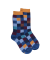 Multicoloured children's socks in soft cotton