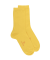 Women's soft cotton socks with soft edges - Yellow