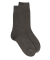 Women's wool and cashmere socks - Dark khaki