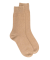 Women's wool and cashmere socks - Desert beige