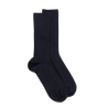 Women's comfort cotton socks with elastic-free edges - Dark blue | Doré Doré