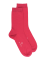 Women's soft cotton socks with soft edges - Pink