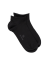 Ankle socks with roll'top in jersey knit - Black