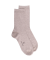 Women's soft cotton socks with soft edges - Beige