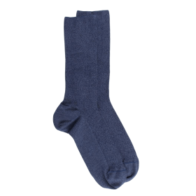 Men's comfort cotton socks with elastic-free edges - Blue | Doré Doré
