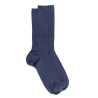 Men's comfort cotton socks with elastic-free edges - Blue | Doré Doré