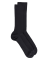 Men's comfort cotton socks with elastic-free edges - Dark navy blue