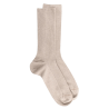 Men's comfort cotton socks with elastic-free edges - Beige | Doré Doré