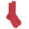 Men's merino wool ribbed socks - Red