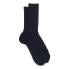 Comfort cotton socks without elasticated top - Dark blue