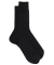 Men's merino wool ribbed socks - Black