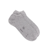 Men's egyptian cotton sneaker socks - Grey | Doré Doré