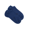 Ankle socks in Egyptian cotton - Blue