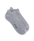 Men's sport sneaker socks in cotton with terry sole - Grey