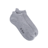 Men's sport sneaker socks in cotton with terry sole - Grey