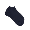 Men's Egyptian cotton sneaker socks - Navy blue