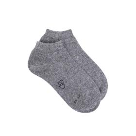 Women's wool and cashmere sneaker socks - Grey | Doré Doré
