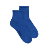 Men's sport sneaker socks with terry sole  - Azure
