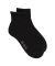 Men's sport sneaker socks with terry sole  - Black