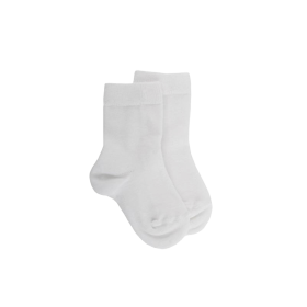 Soft cotton baby socks - White | Doré Doré