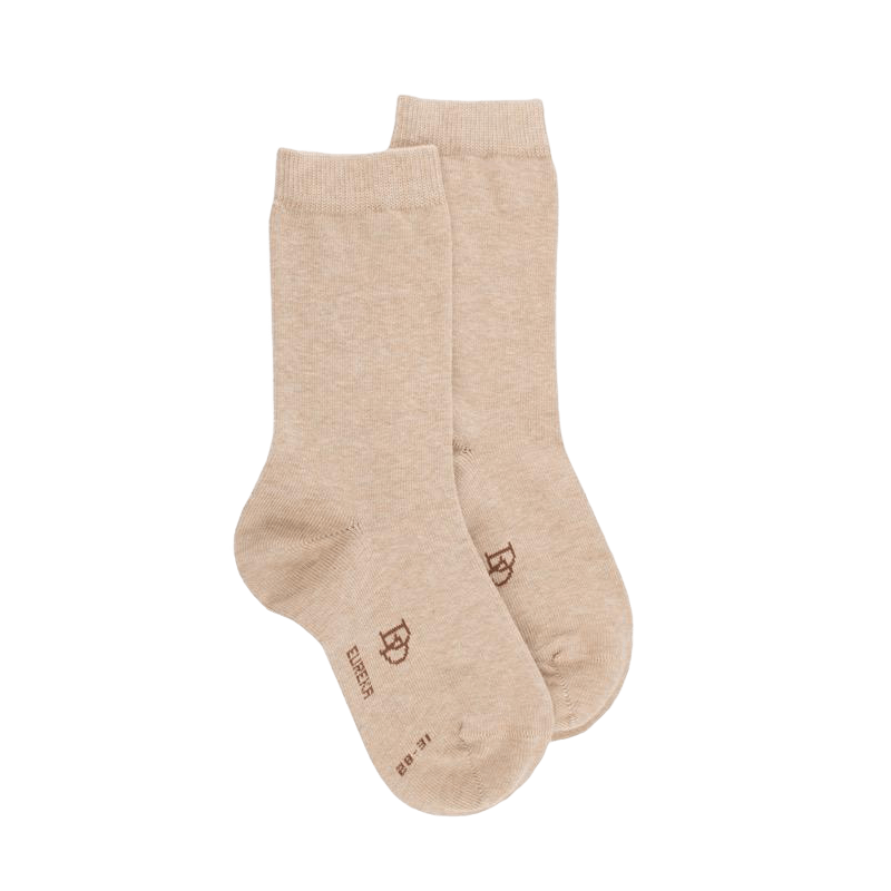 Children's egyptian cotton socks - Beige Sand | Doré Doré