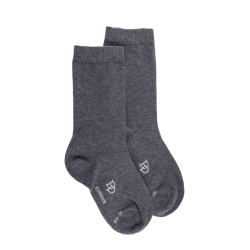 Children's egyptian cotton socks - Grey | Doré Doré