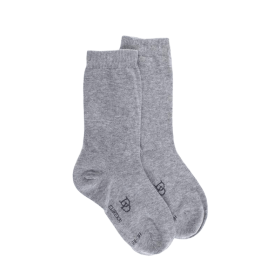 Children's egyptian cotton socks - Light grey | Doré Doré