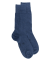 Men's Egyptian cotton socks - Denim blue