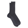 Comfort cotton socks without elasticated top - Dark grey | Doré Doré