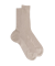 Women's comfort elastic-free edges socks - Beige