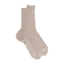 Women's comfort elastic-free edges socks - Beige | Doré Doré
