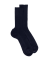 Women's comfort elastic-free edges socks - Dark blue