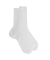 Women's comfort elastic-free edges socks - White
