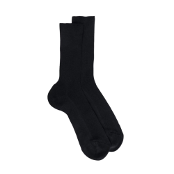 Women's comfort elastic-free edges socks - Black | Doré Doré
