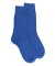 Women's wool and cashmere socks - Blue