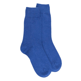 Women's wool and cashmere socks - Blue | Doré Doré