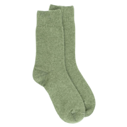 Women's wool and cashmere socks - Green | Doré Doré