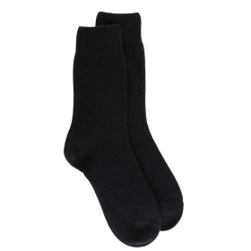 Women's wool and cashmere socks - Black | Doré Doré