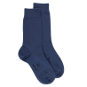 Wool & cotton women's socks in  - Denim blue