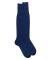 Men's fine gauge 100% cotton lisle knee-high socks - Royal Blue