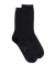 Women's soft cotton socks with soft edges - Black