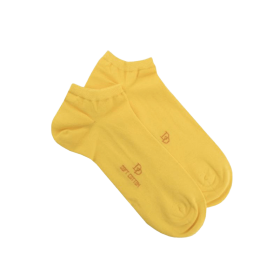 Men's ankle socks in Egyptian cotton - Yellow | Doré Doré