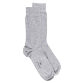 Men's socks in soft Egyptian cotton - Light grey | Doré Doré